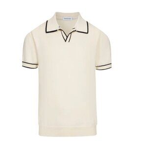 NWT Retro Knit Polo - Cream